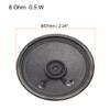 uxcell 0.5W 8 Ohm DIY Magnetic Speaker 57mm Round Shape Replacement Loudspeaker for 4pcs view 2