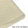 uxcell Beige Speaker Mesh Grill Stereo Fabric Dustproof 0.5x1.45M 20 x 57 Inch view 2