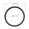 uxcell Black 8 Inch EVA Foam Speaker Edge Surround Rings Replacement Parts for Speaker Repair or DIY view 2
