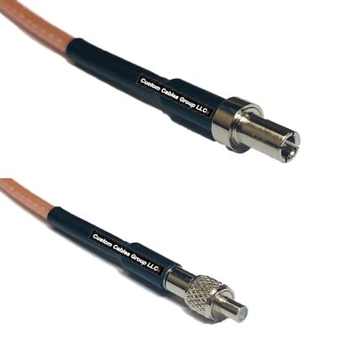 0.5 feet RG316 TS-9 Male to TS-9 Female RF Pigtail Coaxial Cable