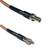 0.5 feet RG316 TS-9 Male to TS-9 Female RF Pigtail Coaxial Cable view 1