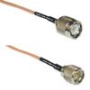 3 feet RG316 TNC Male to Mini UHF Male RF Pigtail Coaxial Cable view 1