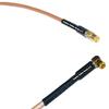 1 feet RG316 MMCX Female to MMCX Female Angle RF Pigtail Coaxial Cable view 1