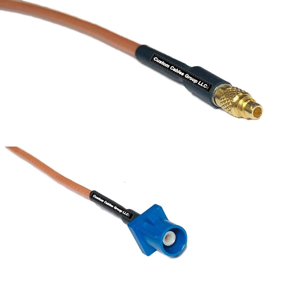 0.5 feet RG316 MMCX Male to Fakra C Male RF Pigtail Coaxial Cable