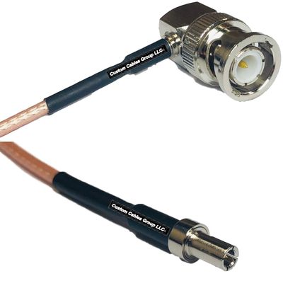 6 feet RG316 BNC Male Angle to TS-9 Male RF Pigtail Coaxial Cable