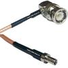 6 feet RG316 BNC Male Angle to TS-9 Male RF Pigtail Coaxial Cable view 1