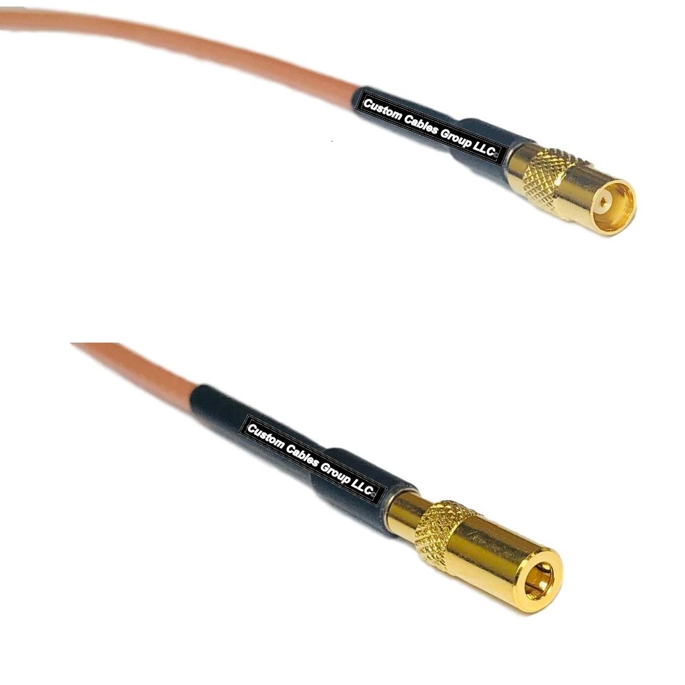 0.5 feet RG316 MCX Female to SSMB Female RF Pigtail Coaxial Cable