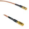 0.5 feet RG316 MCX Female to SSMB Female RF Pigtail Coaxial Cable view 1