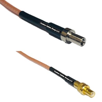 0.5 feet RG316 TS-9 Male to SMB Male RF Pigtail Coaxial Cable