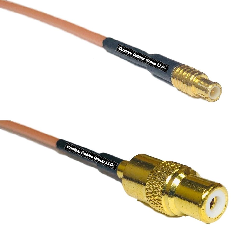 0.5 feet RG316 MCX Male to RCA Female RF Pigtail Coaxial Cable