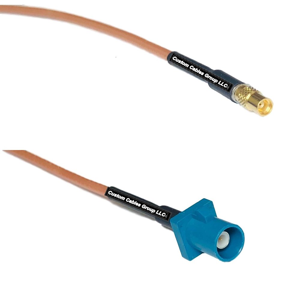 0.5 feet RG316 MMCX Female to Fakra Z Male RF Pigtail Coaxial Cable