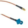 0.5 feet RG316 MMCX Female to Fakra Z Male RF Pigtail Coaxial Cable view 1