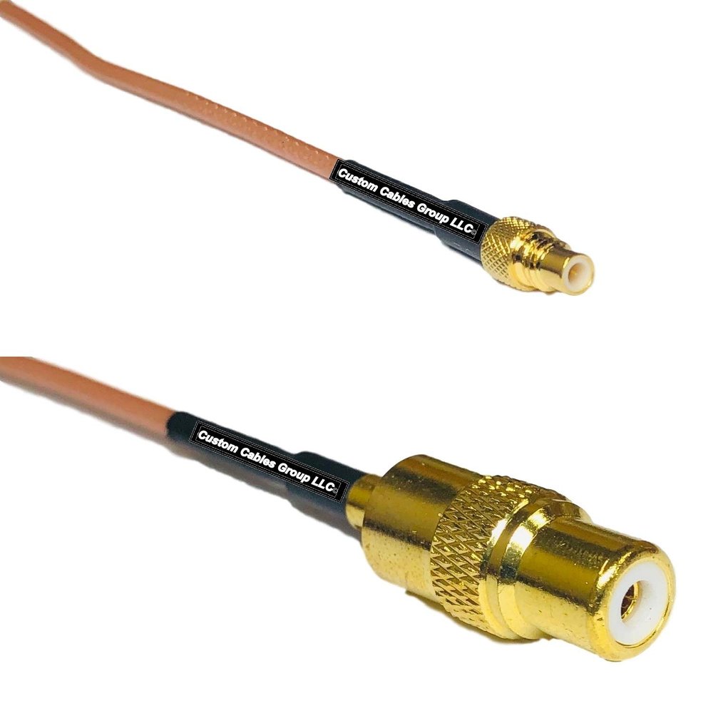 1 feet RG316 SMC Male to RCA Female RF Pigtail Coaxial Cable