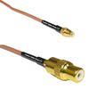 1 feet RG316 SMC Male to RCA Female RF Pigtail Coaxial Cable view 1