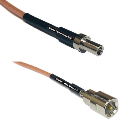 0.5 feet RG316 TS-9 Male to FME Male RF Pigtail Coaxial Cable