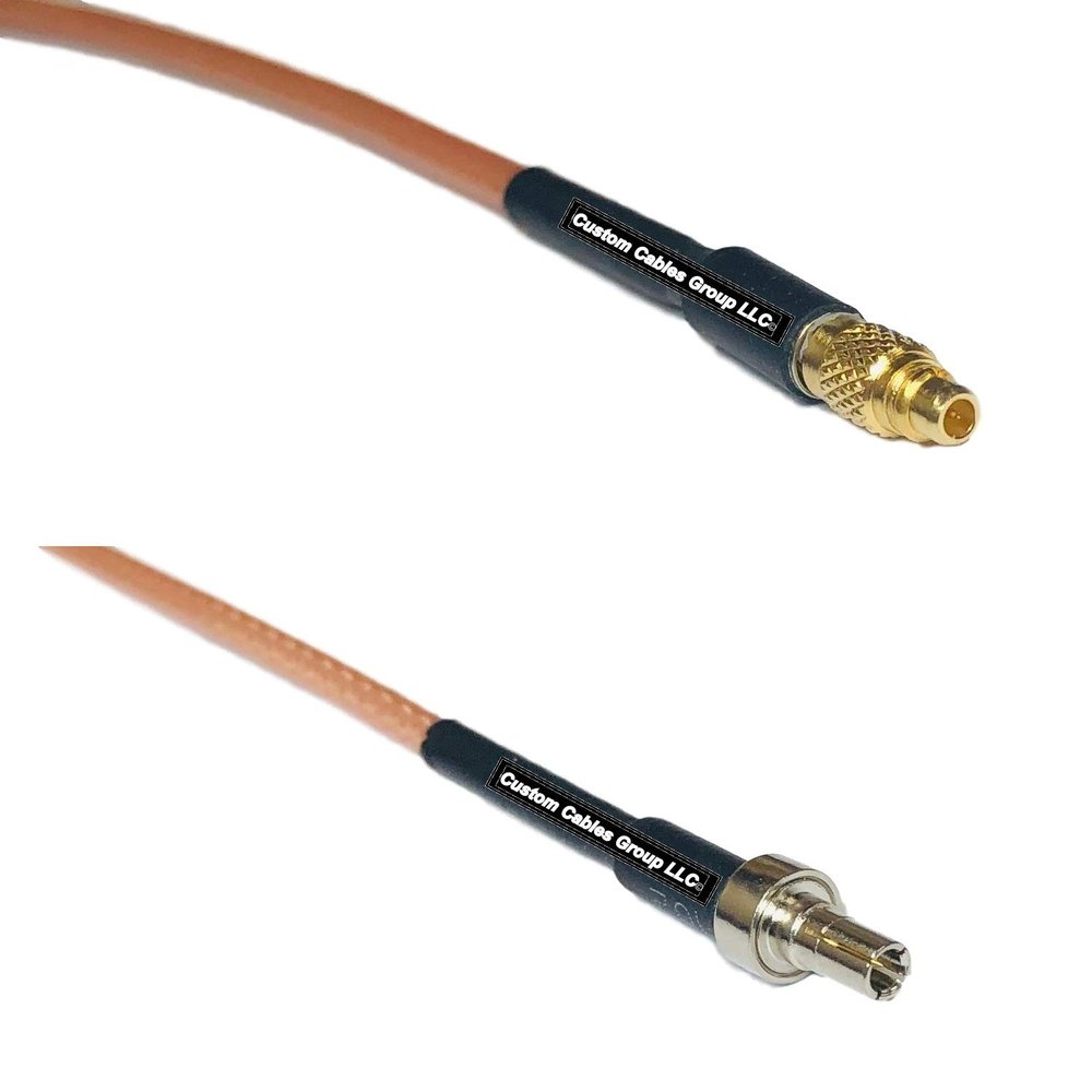 0.5 feet RG316 MMCX Male to CRC9 Male RF Pigtail Coaxial Cable