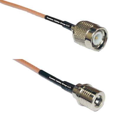 0.5 feet RG316 TNC Male to QMA Male RF Pigtail Coaxial Cable