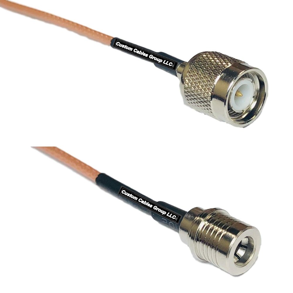 0.5 feet RG316 TNC Male to QMA Male RF Pigtail Coaxial Cable