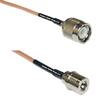 0.5 feet RG316 TNC Male to QMA Male RF Pigtail Coaxial Cable view 1