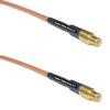 0.5 feet RG316 MCX Male to MCX Male RF Pigtail Coaxial Cable view 1