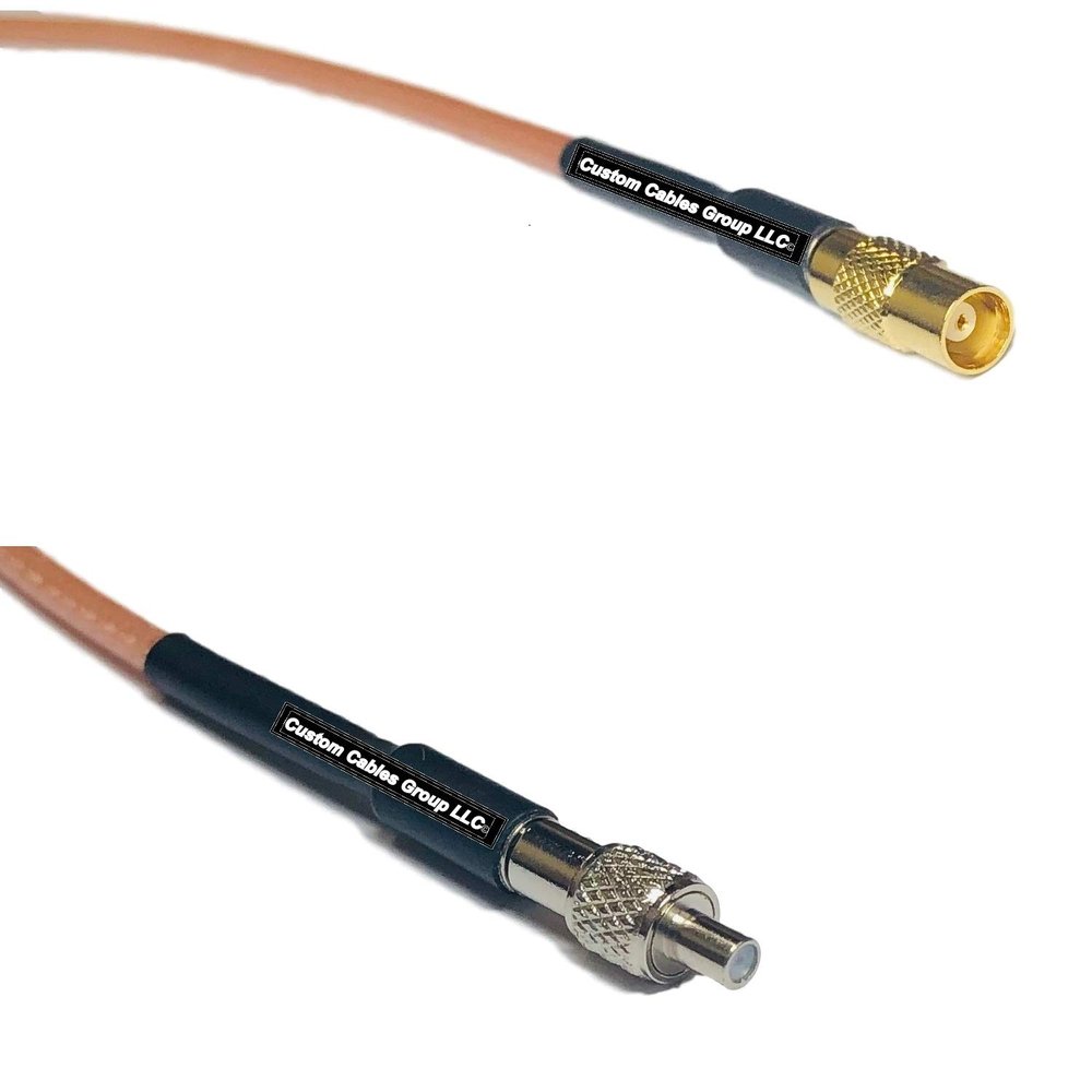 0.5 feet RG316 MCX Female to TS-9 Female RF Pigtail Coaxial Cable