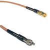 0.5 feet RG316 MCX Female to TS-9 Female RF Pigtail Coaxial Cable view 1