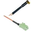 0.5 feet RG316 MMCX Female Angle to Avic Green Pioneer Jack RF Pigtail Coaxial Cable view 1