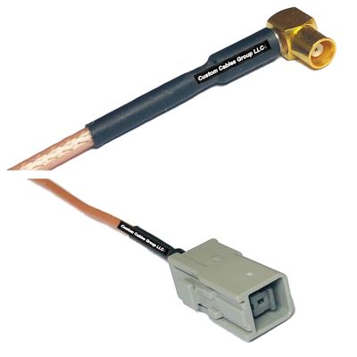 0.5 feet RG316 MCX Female Angle to GT5-1S RF Pigtail Coaxial Cable