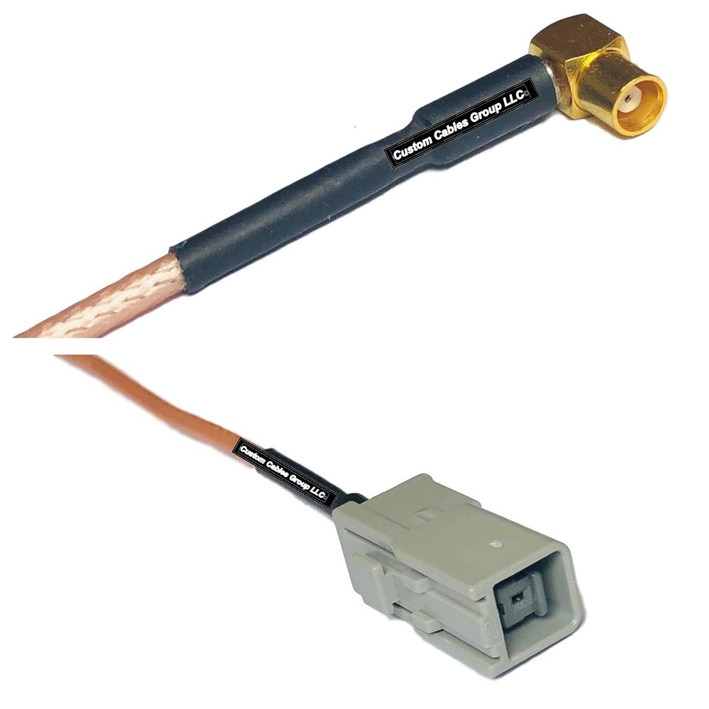 0.5 feet RG316 MCX Female Angle to GT5-1S RF Pigtail Coaxial Cable