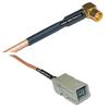 0.5 feet RG316 MCX Female Angle to GT5-1S RF Pigtail Coaxial Cable view 1