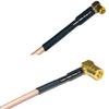 0.5 feet RG316 MMCX Female Angle to SMB Female Angle RF Pigtail Coaxial Cable view 1