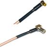 1 feet RG316 MMCX Female Angle to MS147 Angle Male RF Pigtail Coaxial Cable view 1