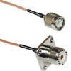 0.5 feet RG316 TNC Male to UHF Female Flange RF Pigtail Coaxial Cable view 1