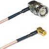6 feet RG316 BNC Male Angle to SMB Female Angle RF Pigtail Coaxial Cable view 1