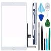 T Phael Touch Screen Replacement for iPad 7th 8th Generation Digitizer 10.2", Only for 7th 8th Gen A2197 A2198 A2200,A2270, A2428, A2429, A2430 with Home Button & Tool Repair Kit - White/Silver view 1