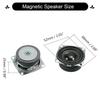 Fielect 2Pcs DIY Magnetic Speaker 3W 4 Ohm Full Range Audio Speaker Stereo Woofer Loudspeaker Replacement for Arduino, 52mm Diameter view 2