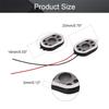 Fielect 2Pcs DIY Magnetic Speaker 1W 8 Ohm 20 x 14 x 3mmL x W x H Oval Shape Replacement Loudspeaker view 2