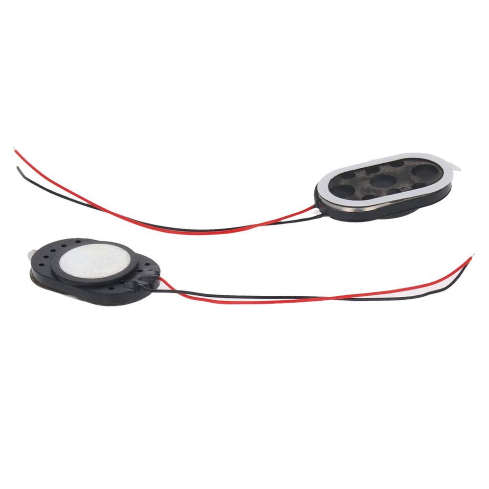 Fielect DIY Magnetic Speaker 1W 8 Ohm 24 x 15 x 4mmL x W x H Oval Shape Replacement Loudspeaker 1pcs