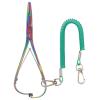 Mitten Scissor Clamp, 4-3/4", Prism Finish, Straight, (1/2) (Bungee Lanyard Included) view 1