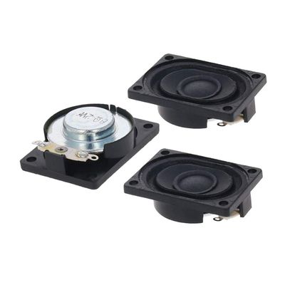 Fielect 3Pcs DIY Magnetic Speaker 2W 8 Ohm 40 x 28mm (L x W) Rectangle Shape Replacement Loudspeaker