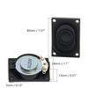 Fielect 3Pcs DIY Magnetic Speaker 2W 8 Ohm 40 x 28mm (L x W) Rectangle Shape Replacement Loudspeaker view 2
