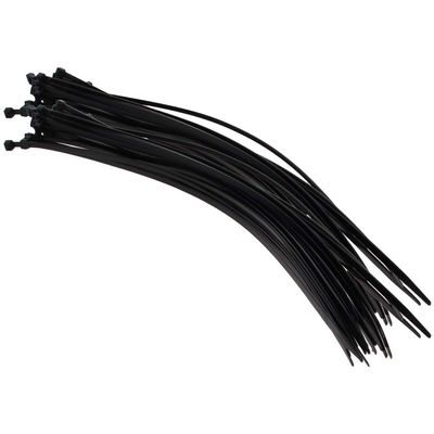 MroMax Cable Zip Ties 15.7 Inch x 0.2 Inch(L x W) UV Resistant Self-Locking Nylon Tie Wraps for Multi-Purpose Use Indoor and Outdoor, Black 50pcs