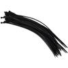 MroMax Cable Zip Ties 15.7 Inch x 0.2 Inch(L x W) UV Resistant Self-Locking Nylon Tie Wraps for Multi-Purpose Use Indoor and Outdoor, Black 50pcs view 1