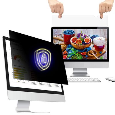 WELINC 19 Inch - 5:4 Aspect Ratio - Computer Privacy Screen Filter for Standard Square Monitor - Anti-Glare - Anti-Scratch Protector Film - Protects Your Eyes from Harmful Glare and Blue Light