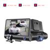 Dash Cam HD 4.0 1080P+720P Front and Rear Camera Three-Way Camera Waterproof Driving Recorder with G-Sensor Loop Recording Parking Monitor view 1