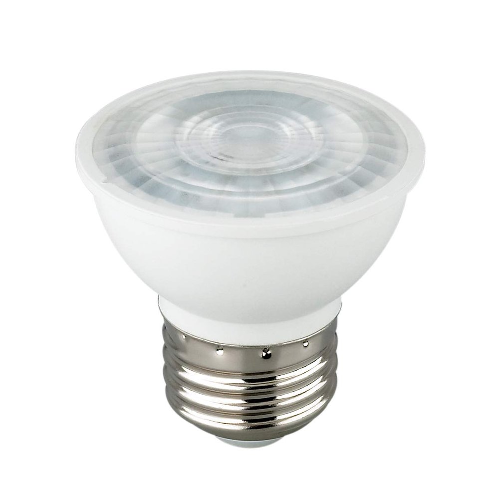 Satco S9981 6.5 Watt 120 Volt LED MR16 Reflector Light Bulb; 3000K; 500 Lumen; 40' Beam Angle; E26 Medium Base; Dimmable; CA Compliant (12 LED Light Bulbs)