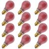 Specialty/Decorative 40A19/R, 40 Watt, 130 Volt, A19, Medium Base, Red Light Bulb (12 Pack) view 2