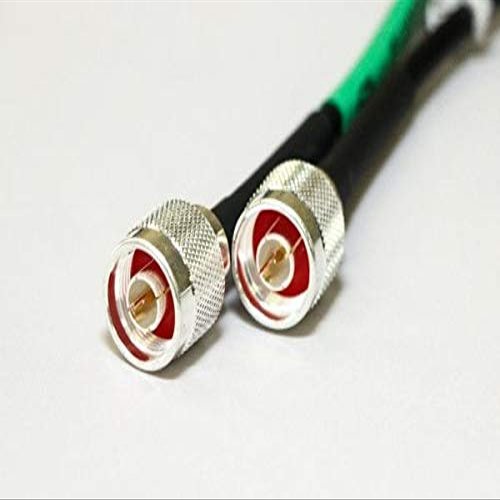ABR Industries RG8 (.405" Diameter) Coax Jumper with N Male Connectors, 10 Feet Long