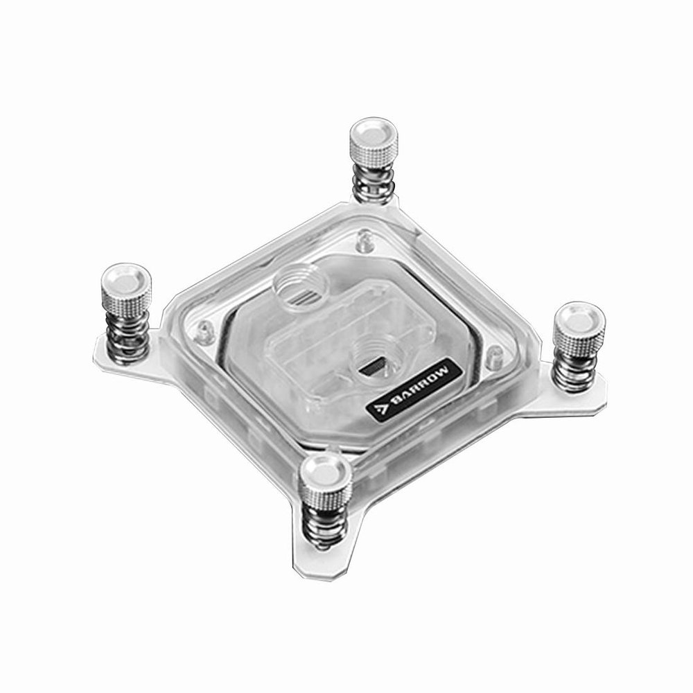 Barrow LCR 2.0 Aurora CPU Water Block for Intel Platform, White