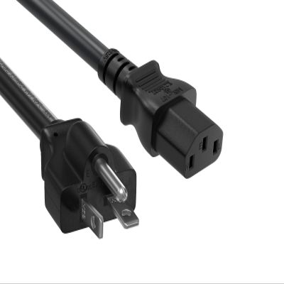 Cable Leader 10ft NEMA 6-20P to C13 Heavy Duty Power Cord, 14 AWG 15A 250V SJT, Industrial Grade Server Cable & Mining Machine Power Supply Replacement Cord, Black